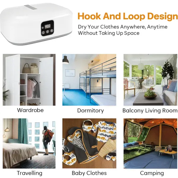 Dryer Dock Electric Cloth Warmer - Portable Cloth Warming Machine for Home